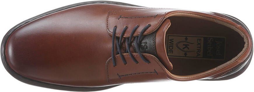 Josef Seibel Veterschoenen Alastair in lichte used-look vrijetijdsschoen lage schoen veterschoen