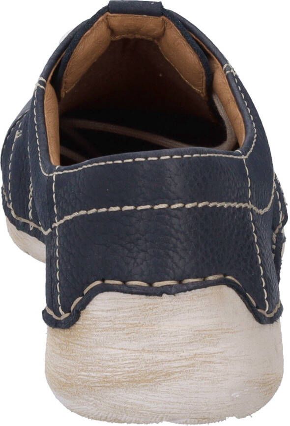 Josef Seibel Veterschoenen Fergey 20 vrijetijdsschoen lage schoen veterschoen met leren voering