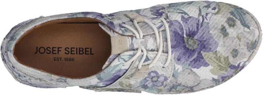 Josef Seibel Veterschoenen FERGEY 91 met kleurrijke print