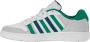 K-Swiss Court Palisades heren sneakers wit groen - Thumbnail 4