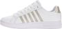 K-Swiss Women Court Tiebreak white champagne Dames Sneaker Wit - Thumbnail 4