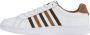 K-Swiss Court Tiebreak Heren Sneakers Schoenen Leer Wit 07011-919-M - Thumbnail 6