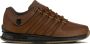 K-Swiss Classic RINZLER Heren Sneakers Schoenen Leer Bruin 01235-201-M - Thumbnail 4