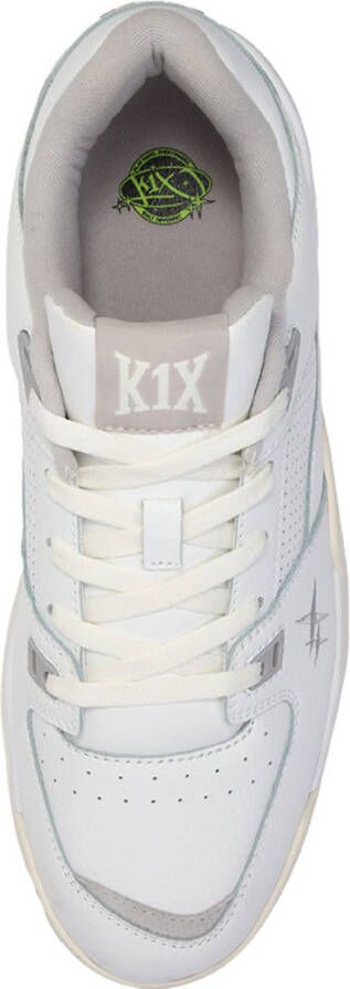 K1X Sneakers Glide Gk Prm white lt. grey Basketbal geïnspireerd ontwerp