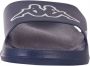 Kappa Unisex Badelatschen 242794 Navy White - Thumbnail 4