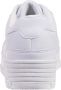 Kappa Unisex Sneaker mit Plateausohle 243235 White - Thumbnail 5