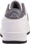 Kappa Unisex Sneaker mit Kontrast Details 243241FO White Black - Thumbnail 4