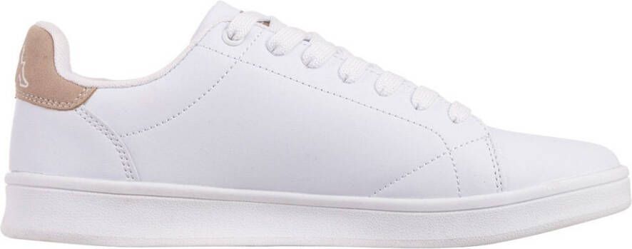 Kappa Unisex Sneaker mit buntem Fersendetail 243049 White Sand - Foto 2