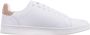 Kappa Unisex Sneaker mit buntem Fersendetail 243049 White Sand - Thumbnail 2