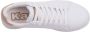Kappa Unisex Sneaker mit buntem Fersendetail 243049 White Sand - Thumbnail 3