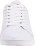Kappa Unisex Sneaker mit buntem Fersendetail 243049 White Sand - Thumbnail 4