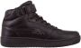 Kappa Bash Mid Fur 242799-1111 Unisex Zwart Sneakers - Thumbnail 5