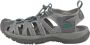 Keen Whisper Dames Wandelsandalen Medium Grey Peacock Green Grijs Polyester K1022814 - Thumbnail 6