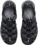 Keen Whisper Dames Wandelsandalen Black Steel Grey Zwart Polyester K1028815 - Thumbnail 13
