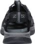Keen Whisper Dames Wandelsandalen Black Steel Grey Zwart Polyester K1028815 - Thumbnail 14