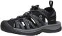 Keen Whisper Dames Wandelsandalen Black Steel Grey Zwart Polyester K1028815 - Thumbnail 17