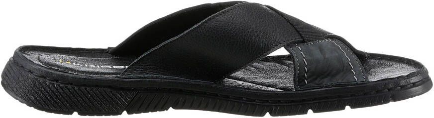 KRISBUT Slippers zomerschoen slippers badschoen met gekleurde logo-opdruk