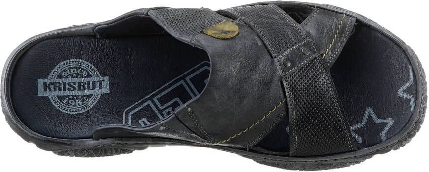 KRISBUT Slippers zomerschoen slippers badschoen met gepolsterde bovenzool