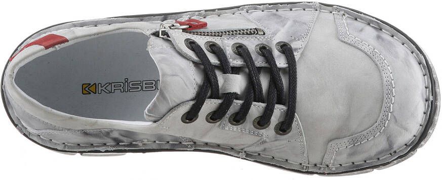 KRISBUT Veterschoenen met zijrits vrijetijdsschoen halve schoen veterschoen