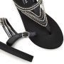 Lascana Badslippers Zomerschoen Sandaal badschoen zomerschoen teenslipper met strass-ketting VEGAN - Thumbnail 3