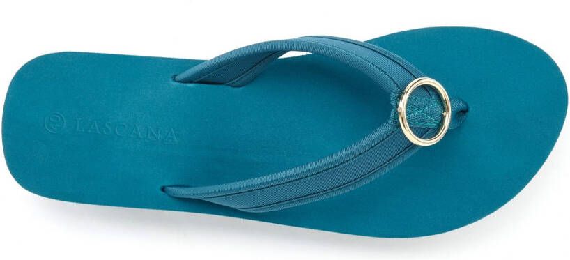 Lascana Badslippers Sandaal pantoletten badschoen met ringapplicatie "Italië" VEGAN