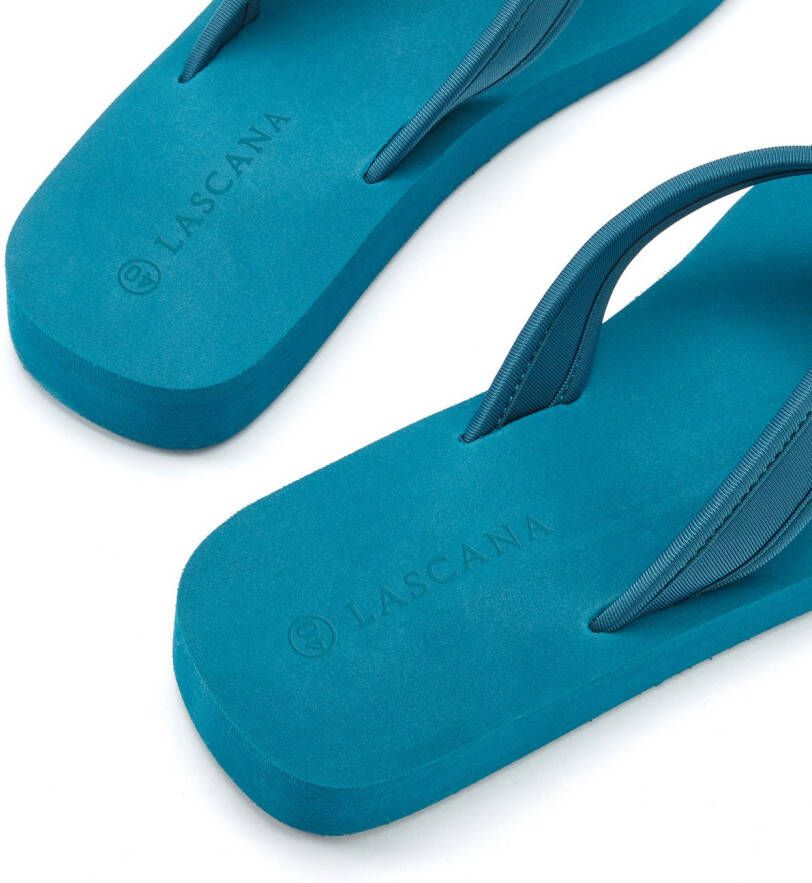 Lascana Badslippers Sandaal pantoletten badschoen met ringapplicatie "Italië" VEGAN