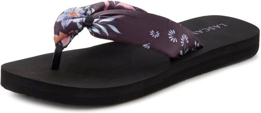 Lascana Badslippers Sandaal pantoletten badschoen ultralicht met zacht band VEGAN
