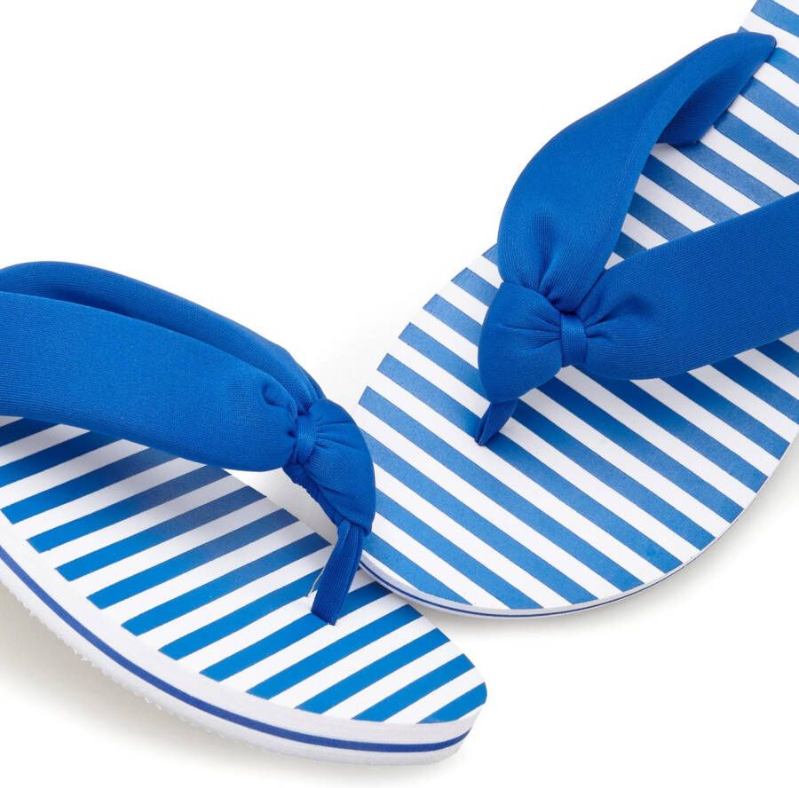 Lascana Badslippers Sandaal pantoletten badschoen ultralicht met zacht band VEGAN