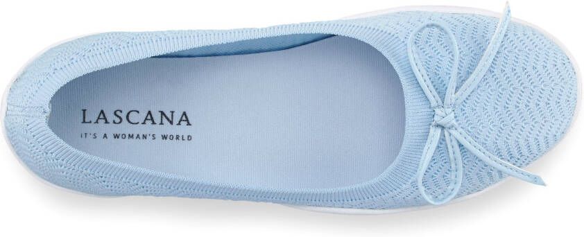 Lascana Sneaker ballerina's Slipper lage schoen slip-on sneaker ultralicht VEGAN