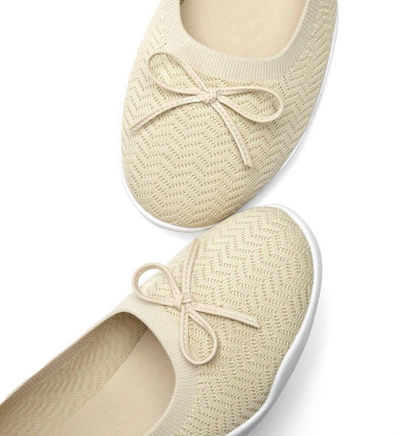 Lascana Sneaker ballerina's Slipper lage schoen slip-on sneaker ultralicht VEGAN