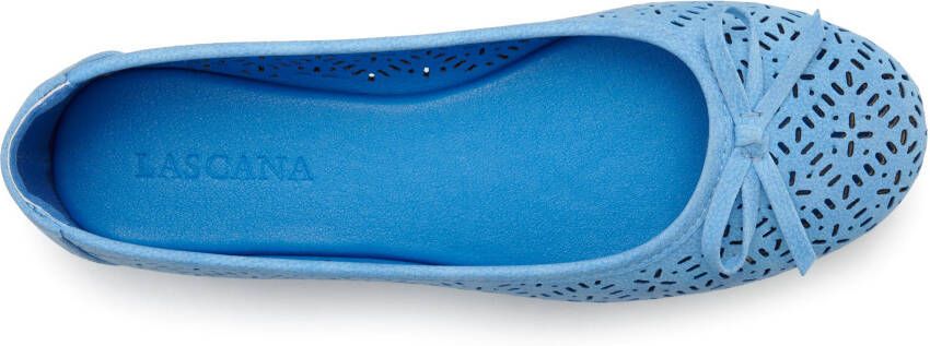 Lascana Ballerina's Vrijetijdsschoen slipper lage schoen met kleine cut-outs VEGAN
