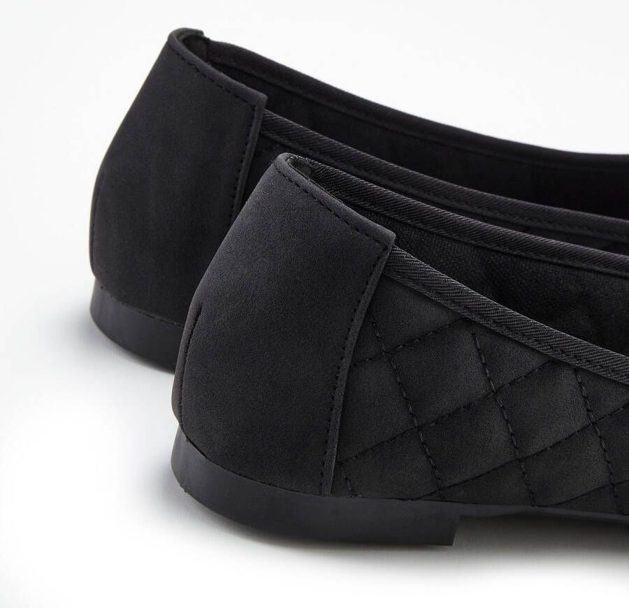 Lascana Ballerina's Slipper instapschoen met strikapplicatie vegan
