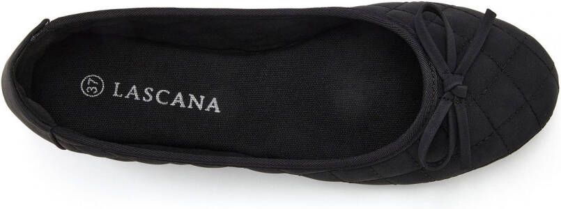 Lascana Ballerina's Slipper instapschoen met strikapplicatie vegan