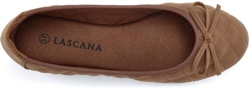 Lascana Ballerina's Slipper instapschoen met strikapplicatie vegan