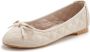 Lascana Ballerina's Slipper instapschoen met strikapplicatie vegan - Thumbnail 3