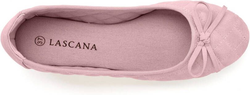 Lascana Ballerina's met strikapplicatie vegan