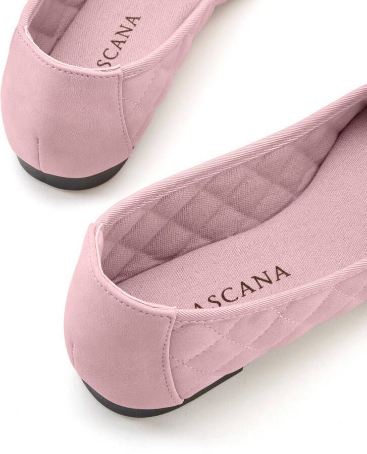 Lascana Ballerina's met strikapplicatie vegan