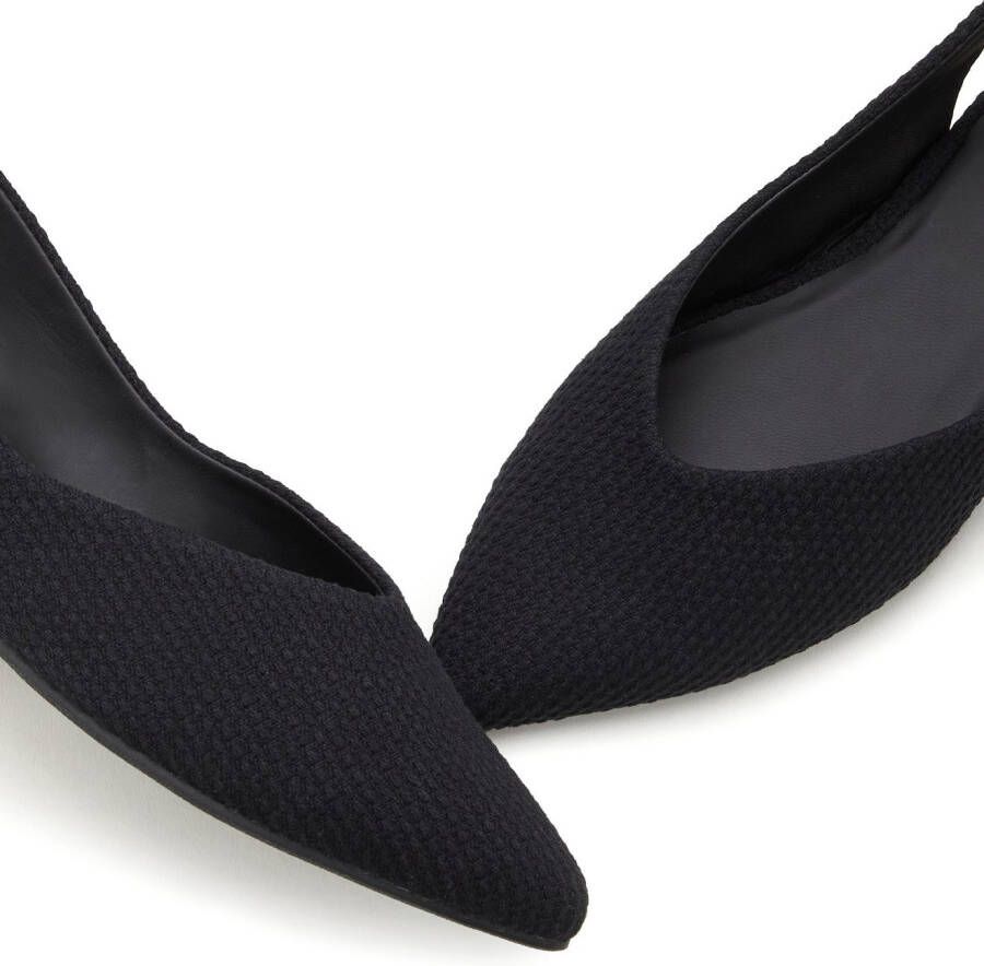 Lascana Ballerina's sling-ballerina met elastische band van textiel vegan