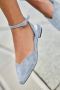 Lascana Ballerina's Slingballerina riemballerina lage schoen instapper sandaal VEGAN - Thumbnail 2