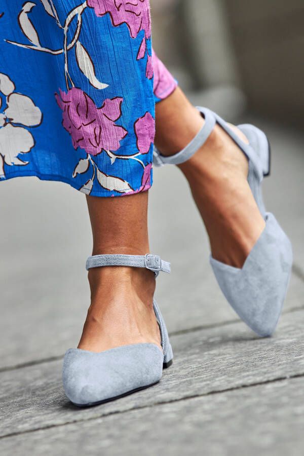 Lascana Ballerina's Slingballerina riemballerina lage schoen instapper sandaal VEGAN