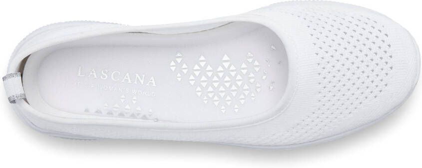 Lascana Sneaker-ballerina s ultralichte slipper slip-on sneaker vrijetijdsschoen vegan - Foto 4