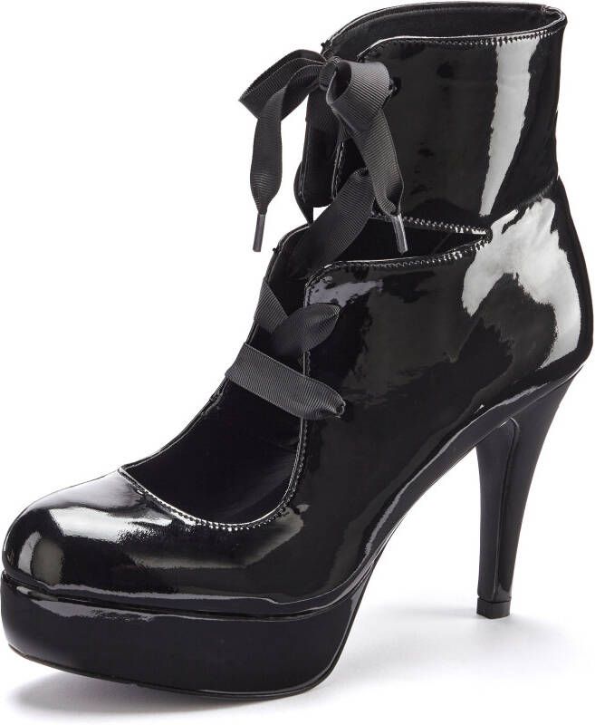 Lascana Belle Affaire Highheel sandaaltjes Enkellaars met plateau