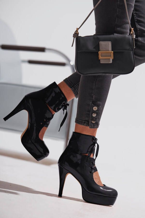 Lascana Belle Affaire Highheel sandaaltjes Enkellaars met plateau