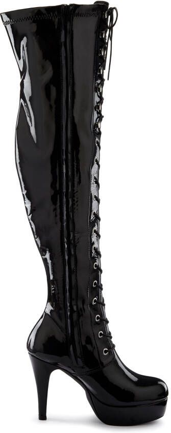Lascana Belle Affaire Overknee-laarzen High-heel enkellaars om te veterschoenen
