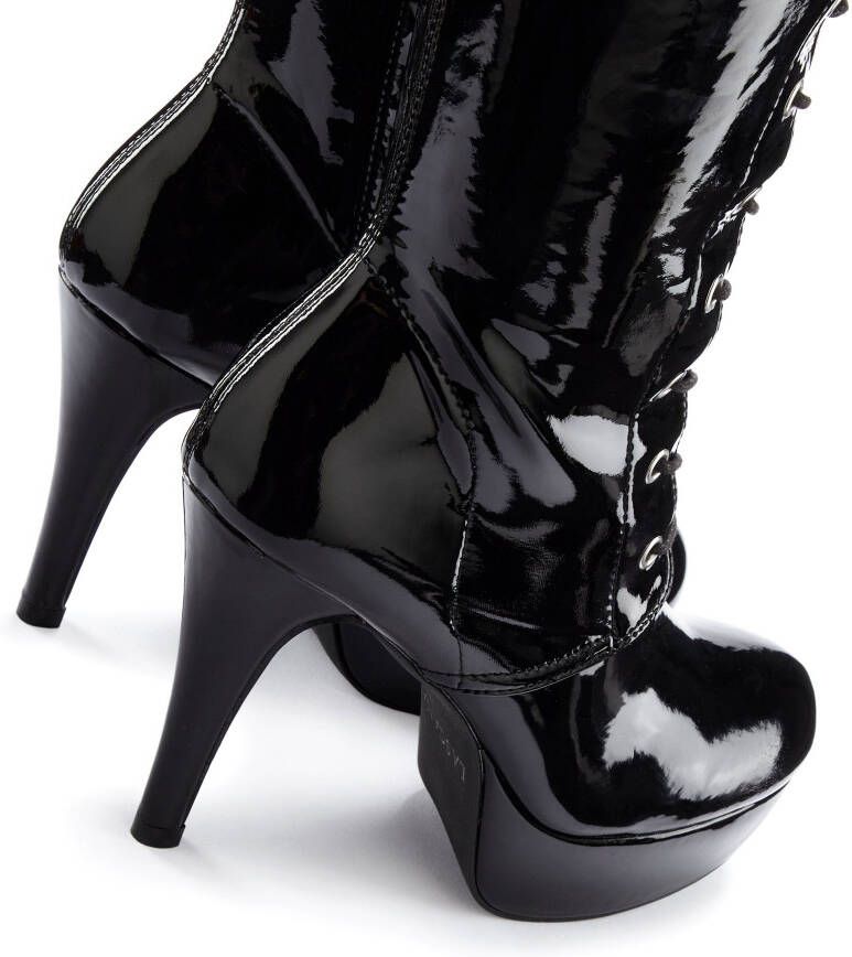 Lascana Belle Affaire Overknee-laarzen High-heel enkellaars om te veterschoenen