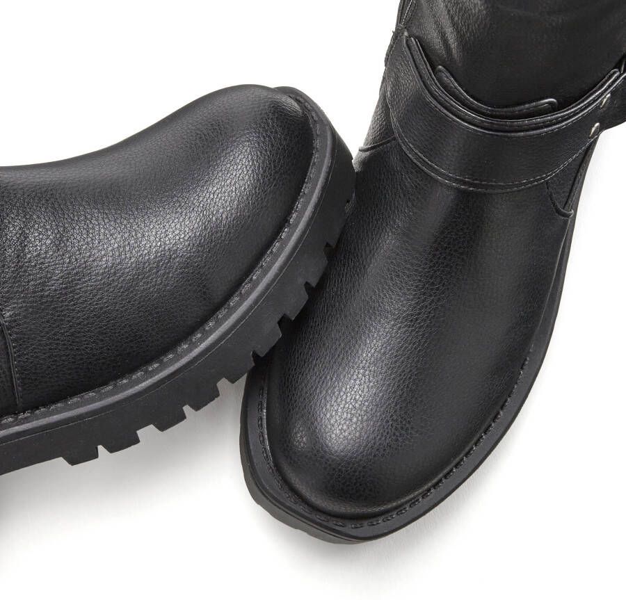 Lascana Bikerboots met trendy siergespen laarzen enkellaars