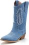 Lascana Cowboy boots Cowboy enkellaars western enkellaars ankleboots in denim-look - Thumbnail 3