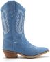 Lascana Cowboy boots Cowboy enkellaars western enkellaars ankleboots in denim-look - Thumbnail 4