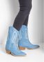 Lascana Cowboy boots Cowboy enkellaars western enkellaars ankleboots in denim-look - Thumbnail 7