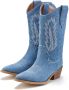 Lascana Cowboy boots Cowboy enkellaars western enkellaars ankleboots in denim-look - Thumbnail 8
